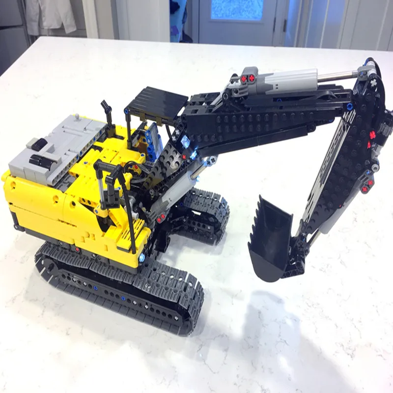 Новая технология строительный блок moc 0168 zorex 220 pf экскаватор дистанционный пульт