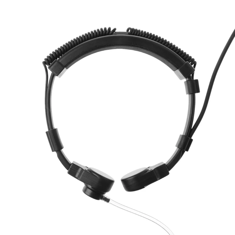 

R58B 2-Pin PTT Throat Microphone Earpiece Mic for baofeng UV5R Radio Walkie Talkie