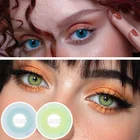 2 шт.пара, цветные контактные линзы для глаз