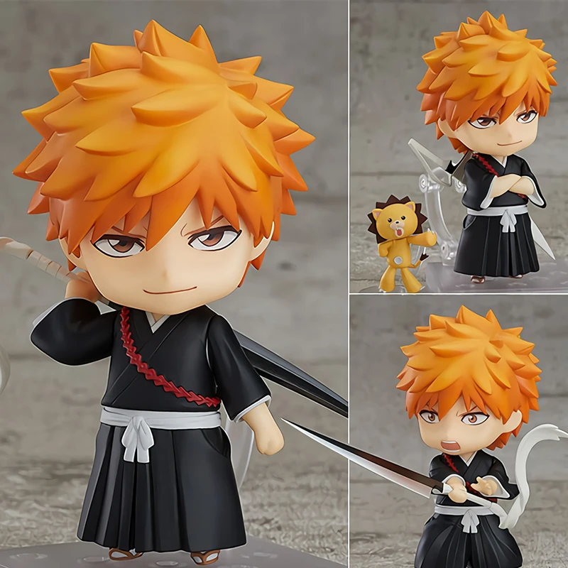 Фигурка Ичиго из ПВХ оригинал juai GSC #991 Блич Куросаки с милой коллекцией модель