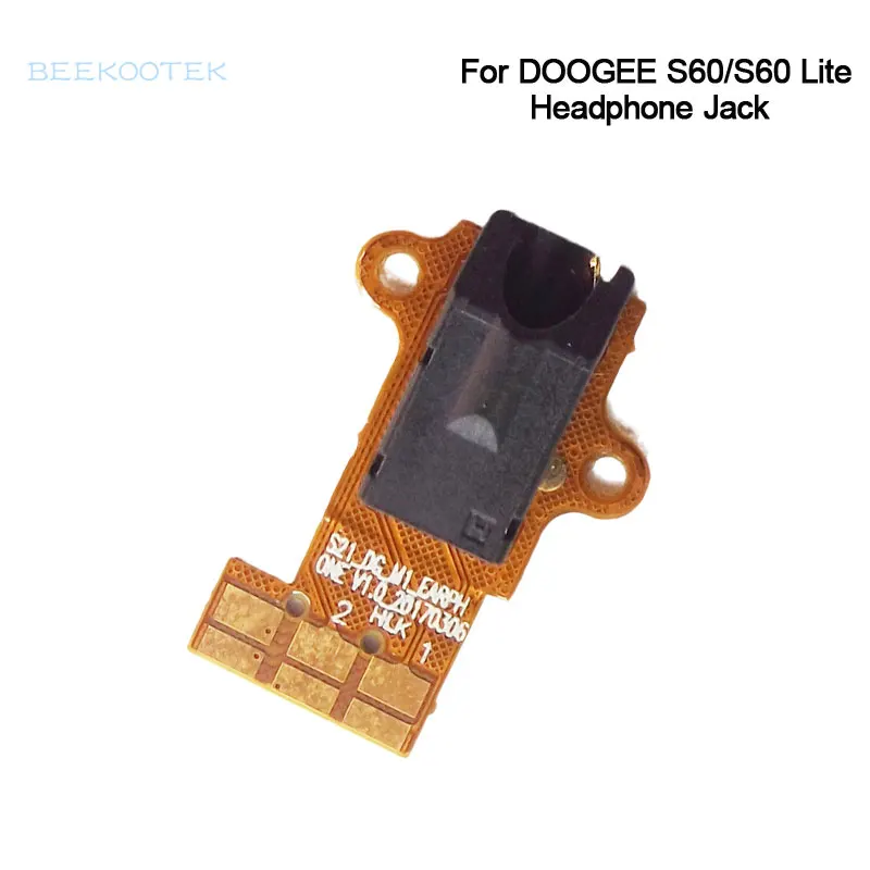Оригинальные наушники Doogee S60 Lite для сотового телефона разъем наушников FPC гибкий