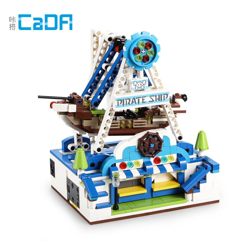 

Friend For Girl Flying Pirate Ship Educational Toys Pirate Building Block Model Bricks High-tech Toys For Kids Gift
