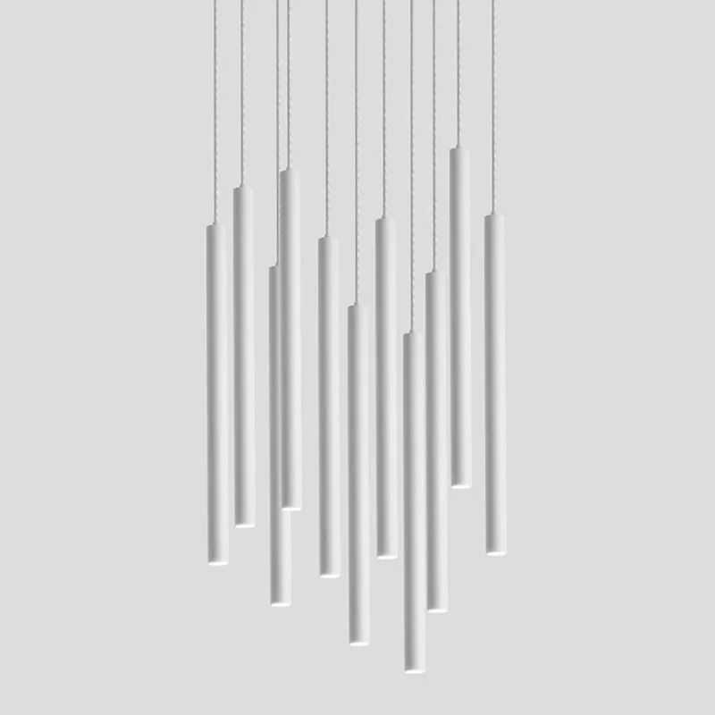 QIUBOSS длинные светодиодный подвесные светильники для кухни лофт с регулируемой