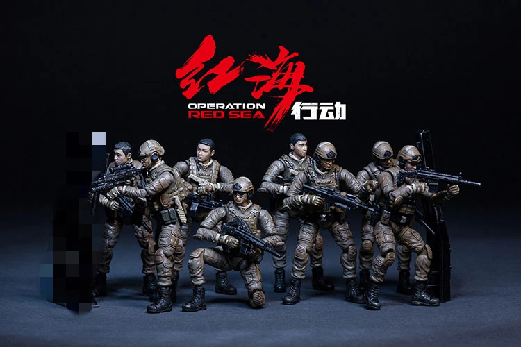 1/25 JOYTOY Экшн фигурки Красное море операция армейские солдаты Набор Модель