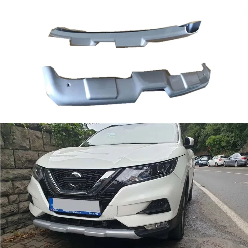 

Внешние автомобильные аксессуары, защитные бамперы для переднего и заднего бампера, подходят для NISSAN QASHQAI 2019 4X4, автомобильные бамперы