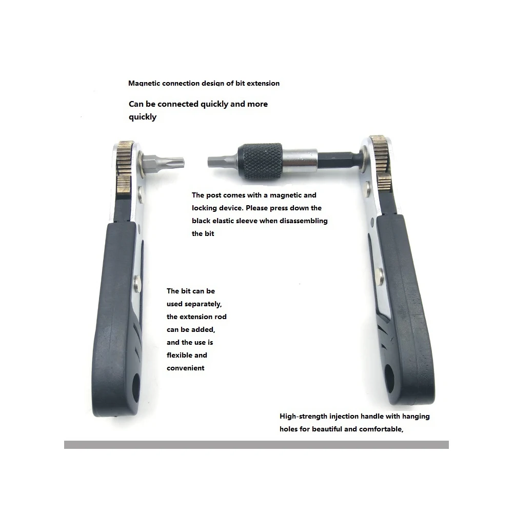 20 шт. 1/4 ультра низкопрофильный Трещоточный ключ четверть Набор отверток и 90