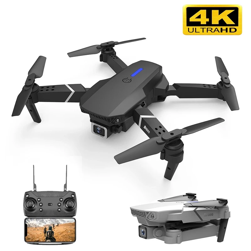 E525 PRO RC Quadcopter Profissional Obstacle Avoidance Drone Dual Camera 1080P 4K Fixed Height Mini Dron Helicopter Toy