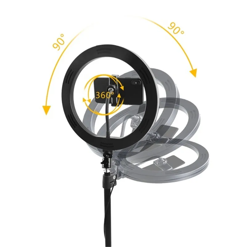10&quot LED Selfie Ring Light 5500K Studio Photography Photo Fill Lighting Ringlight with Tripod for Yutube VK INS Video Vlog