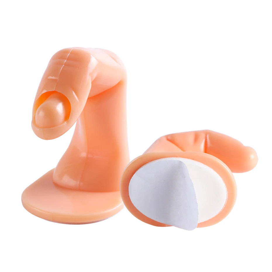 

5 pcs DIY Fake Finger Nails Tip Natural Practise Hand Model Training Display Nail Art Tool For Kids Toy