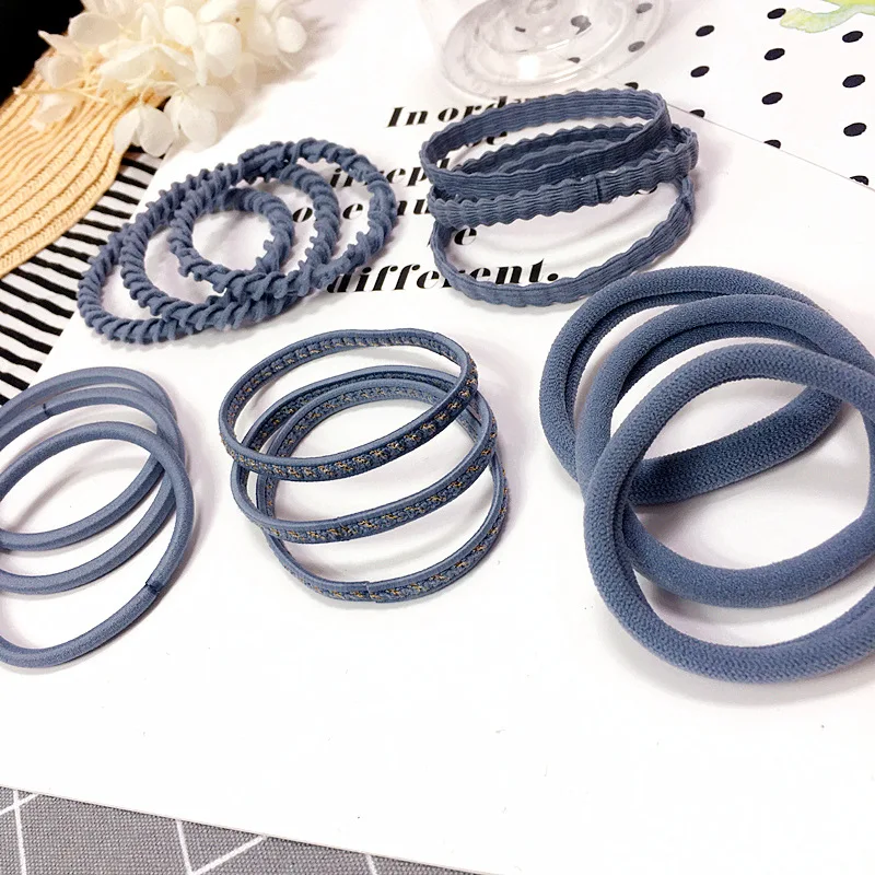 Женские эластичные резинки для волос разноцветные фиксации хвостиков в