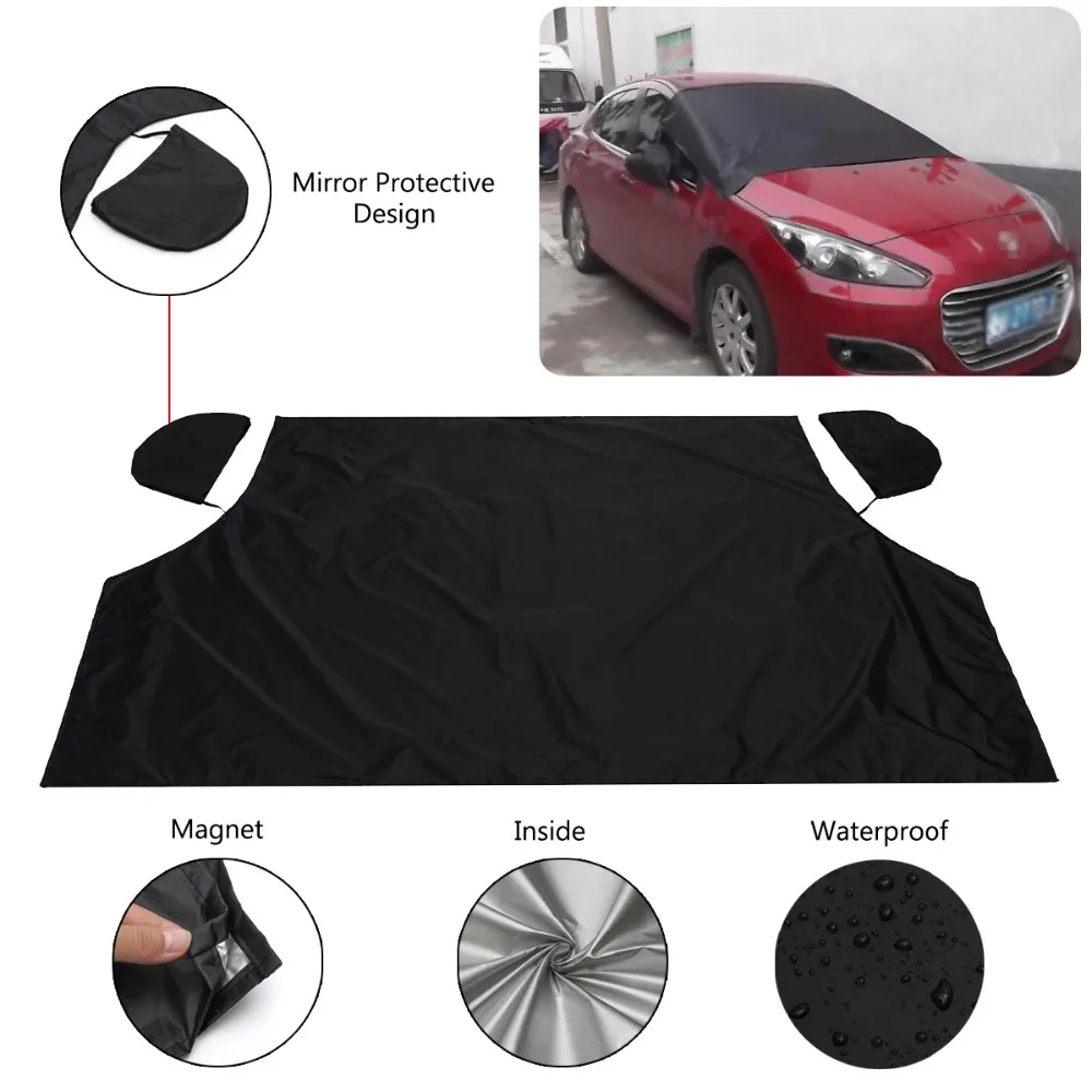 Car Magnetic Half Windscreen Cover Sun Snow Ice Frost Wind Winter Protector 208cm x 120cm for SUV | Автомобили и мотоциклы