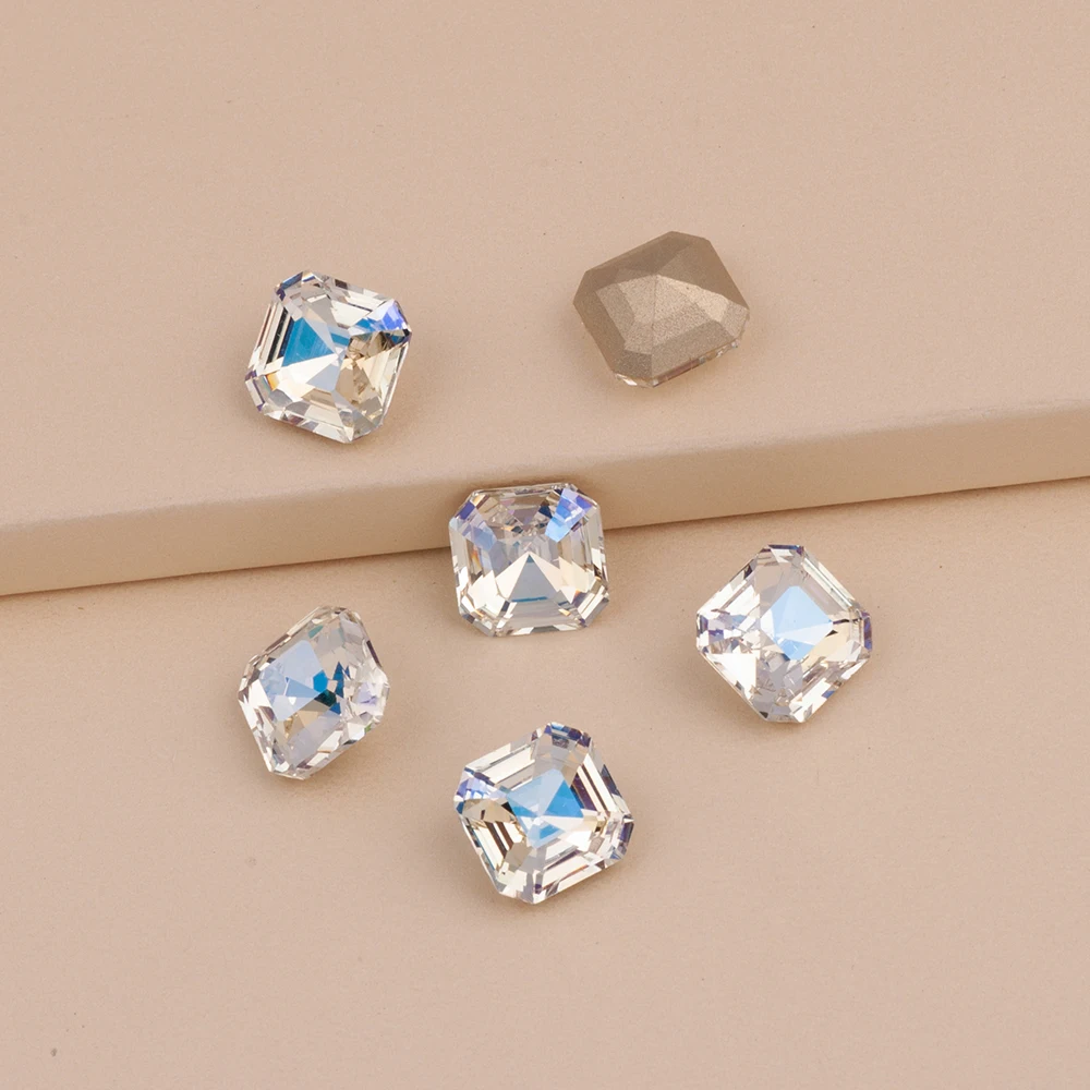 Лунный цвет лучшее качество Стразы и размер кристалл без горячей фиксации