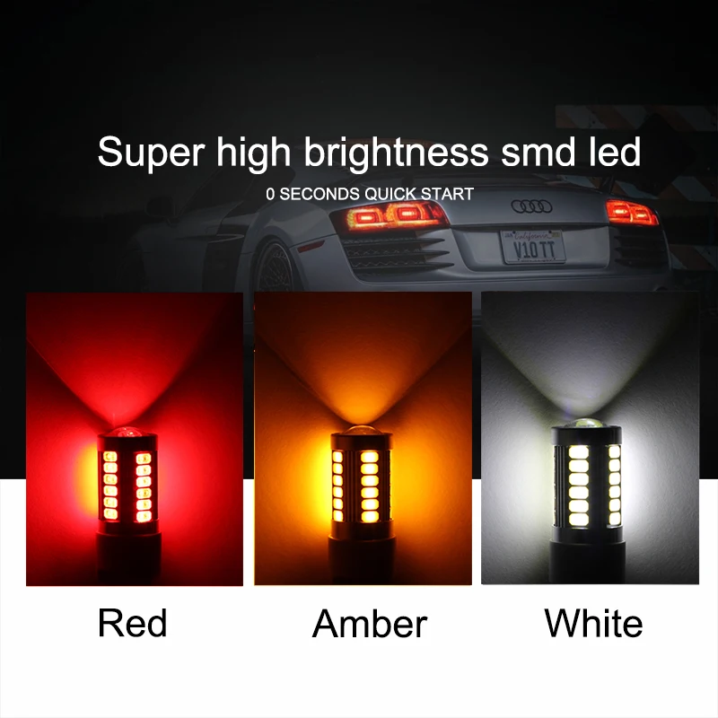 NLpearl 2x сигнальная лампа Bay15d 1157 светодиодный P21/5 Вт 5630SMD Ba15s P21w Bau15s Py21w тормоза