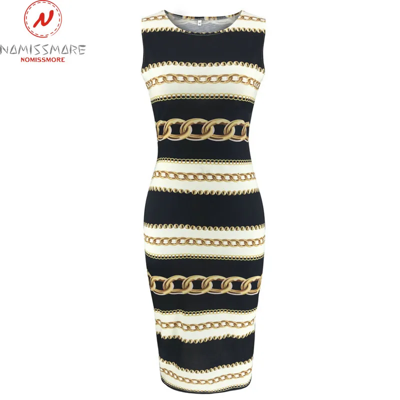 Женское платье карандаш с круглым вырезом без рукавов|Женские платья| |