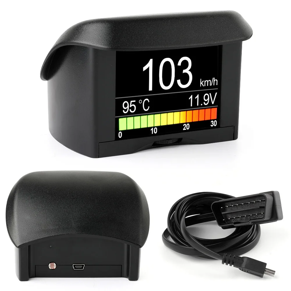 Автомобильный бортовой компьютер Ancel A202 Автомобильный цифровой Obd компьютер дисплей Спидометр расход топлива измеритель температуры