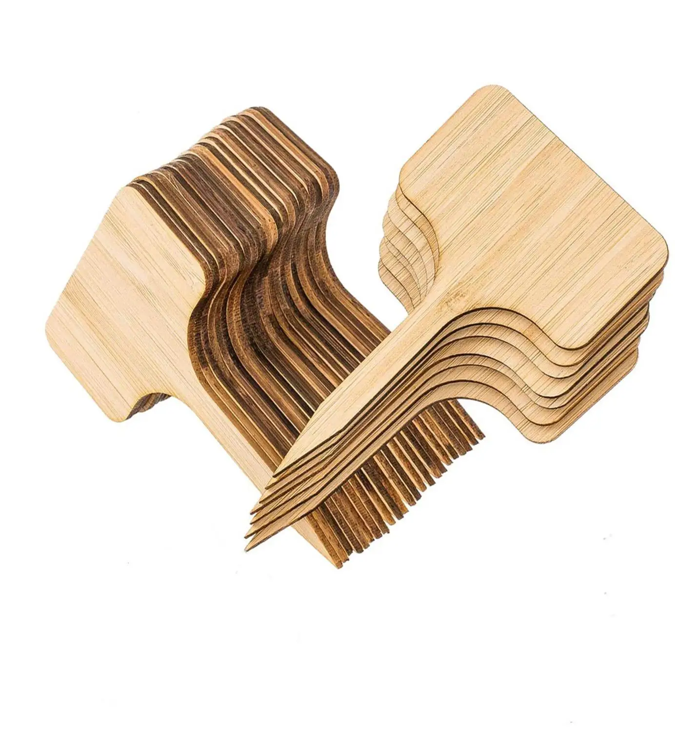 Бамбуковые этикетки для растений экологически чистые 6 типов деревянных бирок