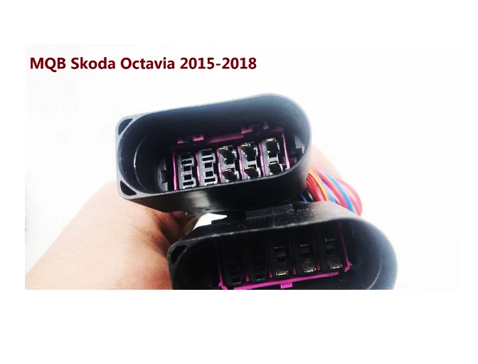 HID LED фары 10 до 14 Pin конверсионная линия обновления галогеновых фар xenon led Адаптерный кабель для Octavia on.