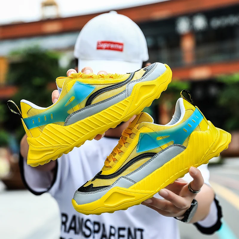 Трендовые мужские кроссовки уличная спортивная обувь для гольфа сетчатая