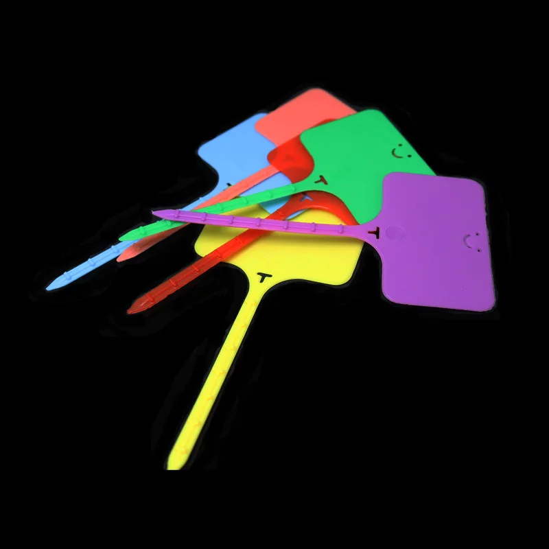 100 шт. Т образные пластиковые таблички для детской комнаты|Маркеры растений| |