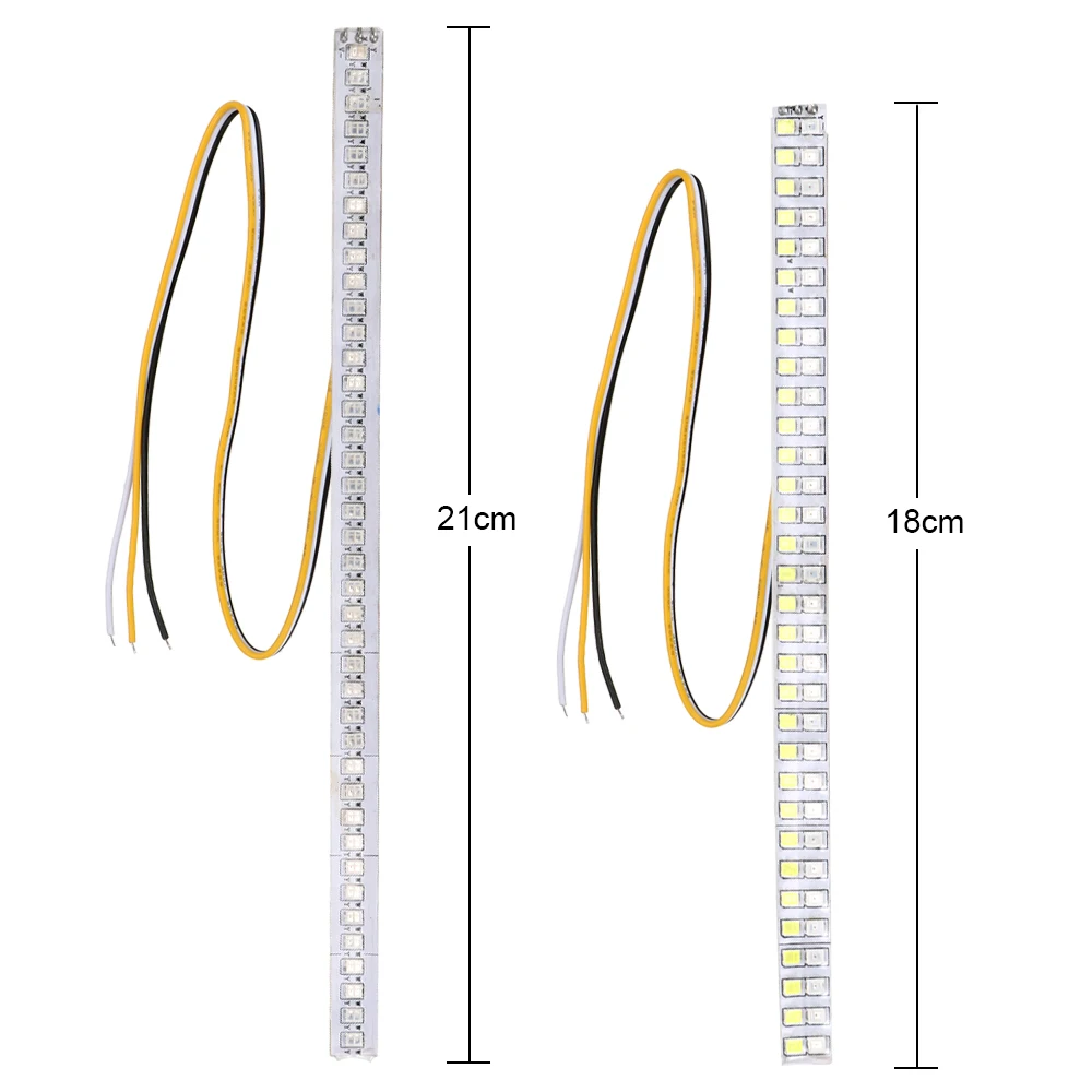 

LED Flowing Turn Signal Strip Light Car Rearview Mirror Indicator Lamp Amberient Blue Car Modified Streamer Strip Car-Styling