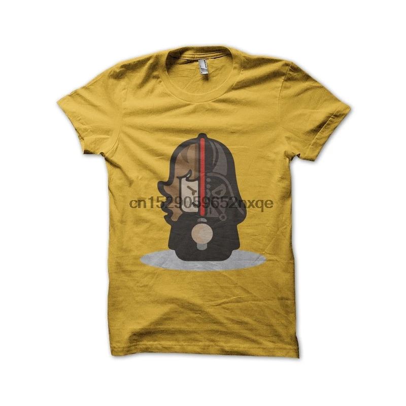 Мужская футболка с темным Вейдером желтые футболки женская | одежда