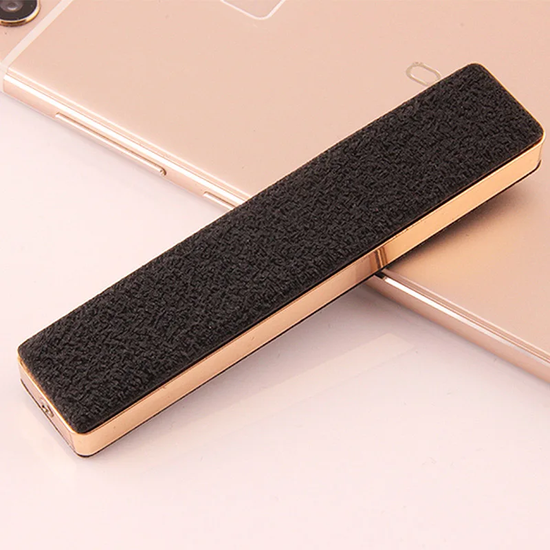 Горячая электрическая зажигалка USB перезаряжаемое Беспламенное ветрозащитное