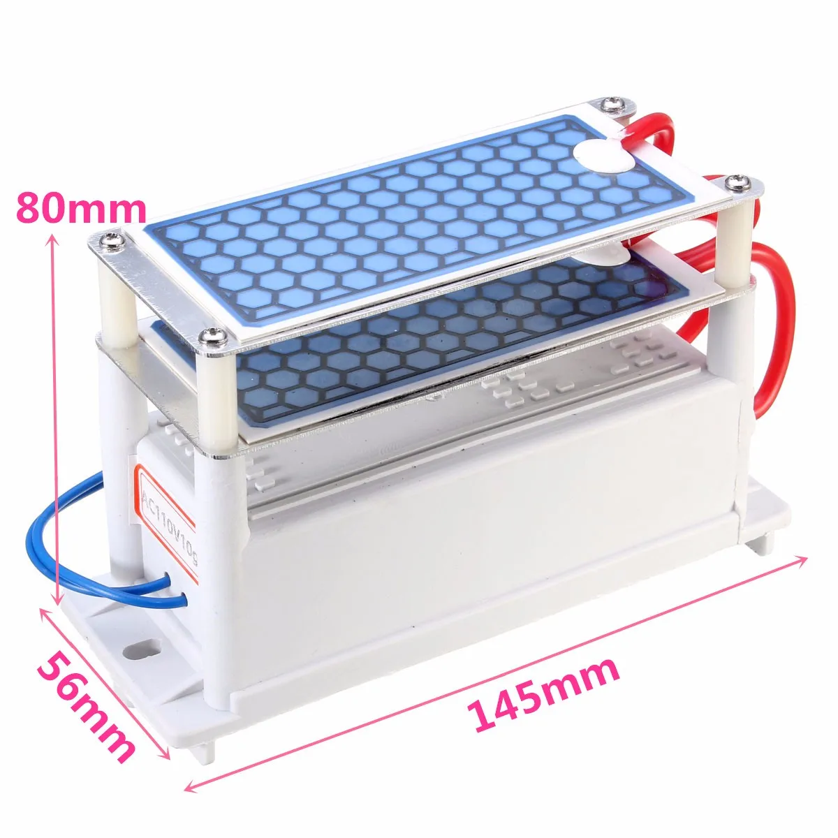 

Heavy AC110V 10g 10000Mg/H Ozone Generator With Blue Plates Treatment