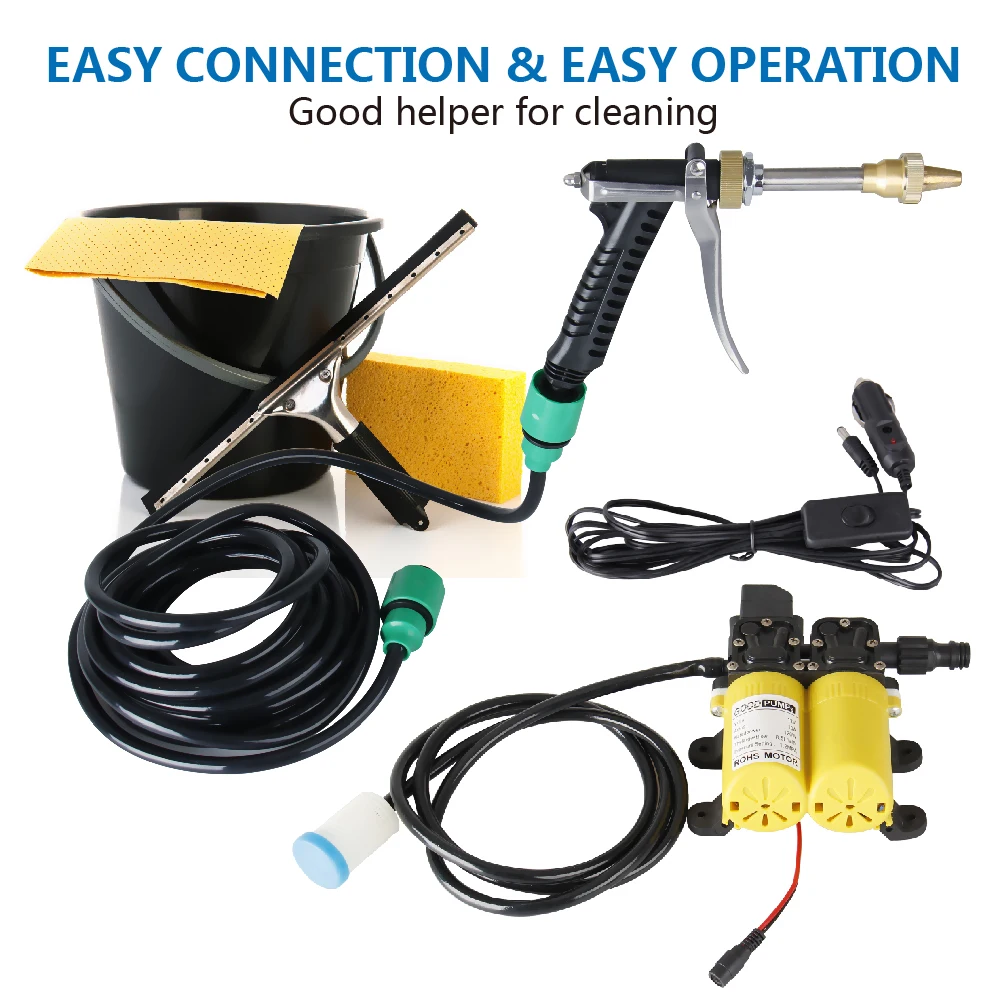 Pаспродажа Пистолет для мойки автомобиля с самовсасывающим насосом, электрическая портативная Автомойка высокого давления для авто, подходит для исп...