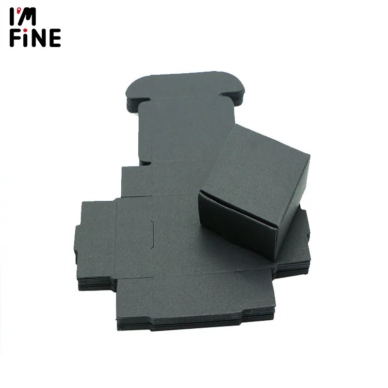 10 шт./лот маленькая коробка из крафт-бумаги коричневая для мыла ручной работы