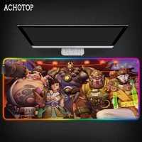 overwatchs mouse pad xxl rgb gaming accessories mouse pad large led light gaming mouse pad pc gamer complete deak mat 700x300