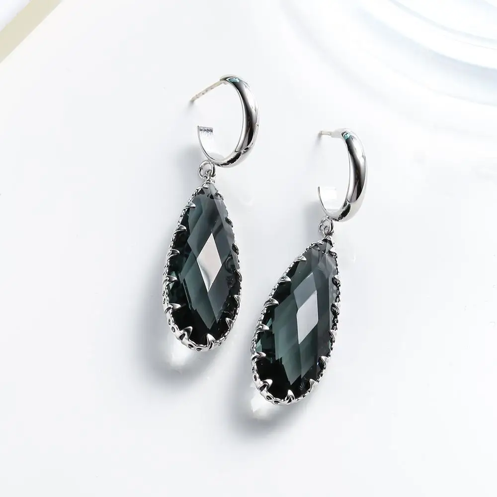 Ювелирные изделия NEOGLORY серьги из искусственного кристалла для женщин модные в 2020