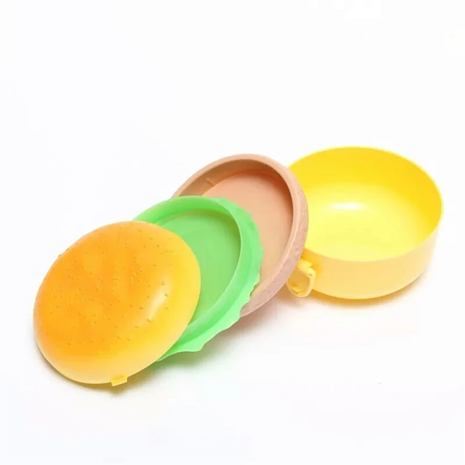 Милые дети гамбургера для хот-догов двухуровневый Коробки обедов коробка Burger Bento