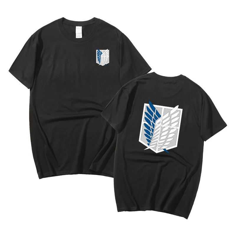 

Attack on Titan t shirt anime plus size tops tees summer tops mens short sleeve tshirt cartoon streetwear t-shirt boys clothes