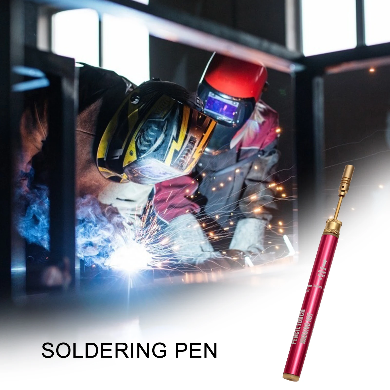

Portable Welding Torch Gas Blowing Tool Mini Soldering Iron Cordless Welding Pen Burner Melting Thermal Cutting Tool Accessories