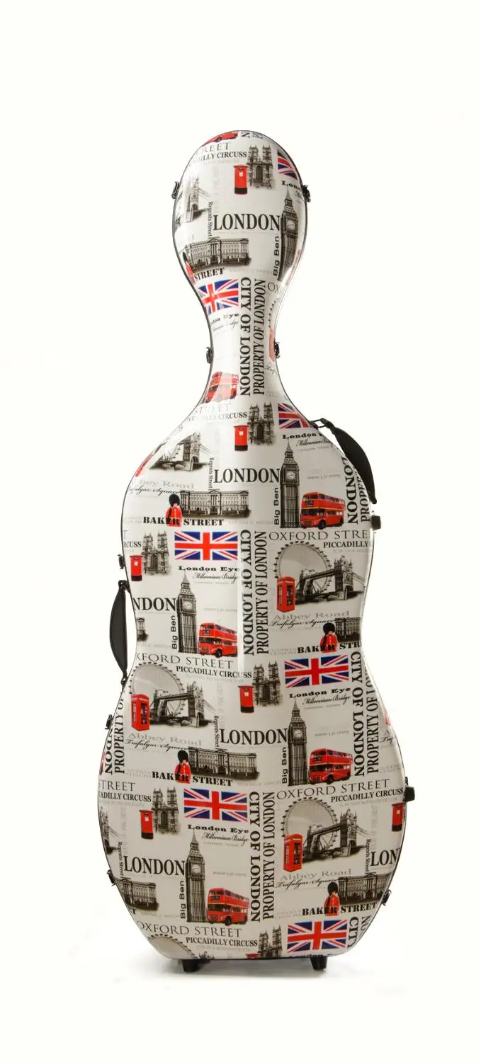 УГЛЕРОДНЫЙ цветной композитный футляр для виолончели 4/4 легкий вес 3 5