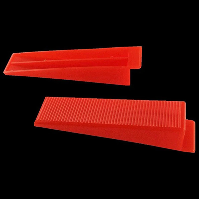 

300Pcs Plastic Tile Leveling System 200 Clip +100 Wedge Tile Floor Wall Wall Tool Clip Locator Leveler