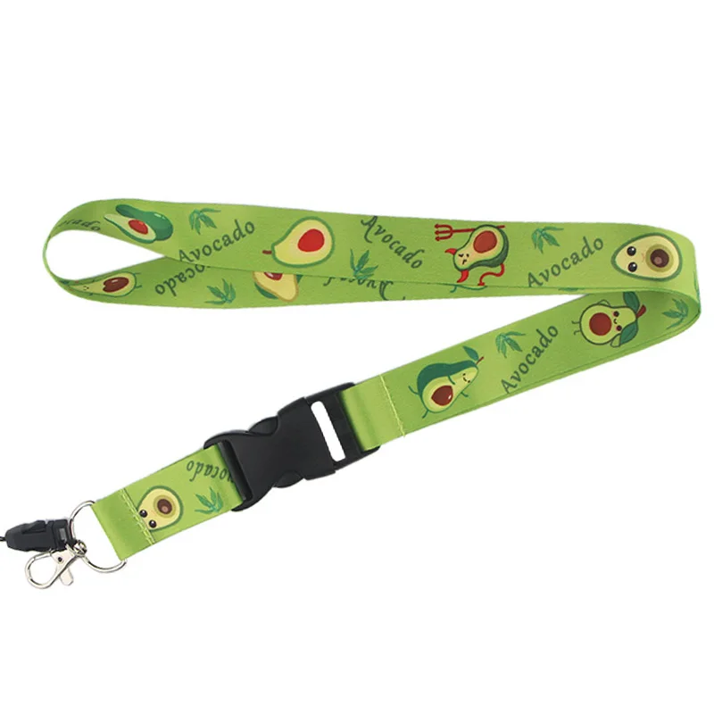 P3989 Dongmanli авокадо брелок Lanyards держатель удостоверения личности ID карта Пропуск Тренажерный зал мобильный телефон USB бейдж держатель ключевой ремень