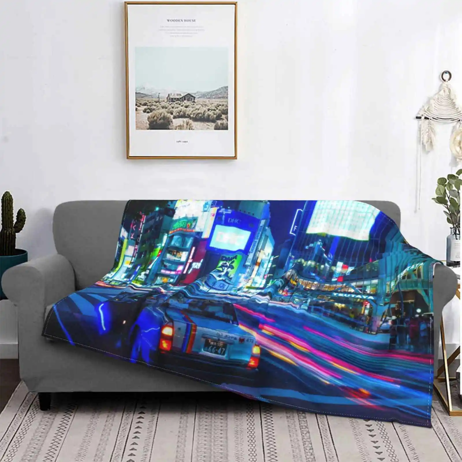 

Shibuya мягкое одеяло с длительным выходом воздуха в стиле японского аниме Манга улица Харадзюку Gaijin крутое смешное в эстетике