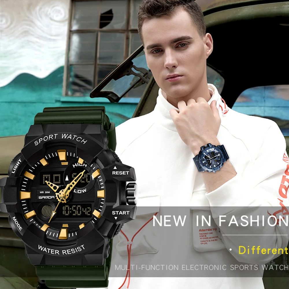 Dropshipping Wrist Reloj New Fashion Sports Waterproof Men Military Erkek Kol Saati 's Hombre Digital G Shock Watches | Наручные часы