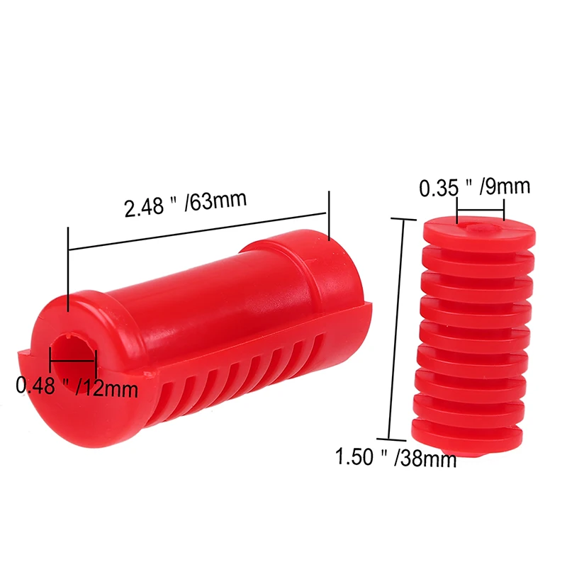 Posbay Универсальный мотоциклетный чехол накладка на педаль черный защитный для
