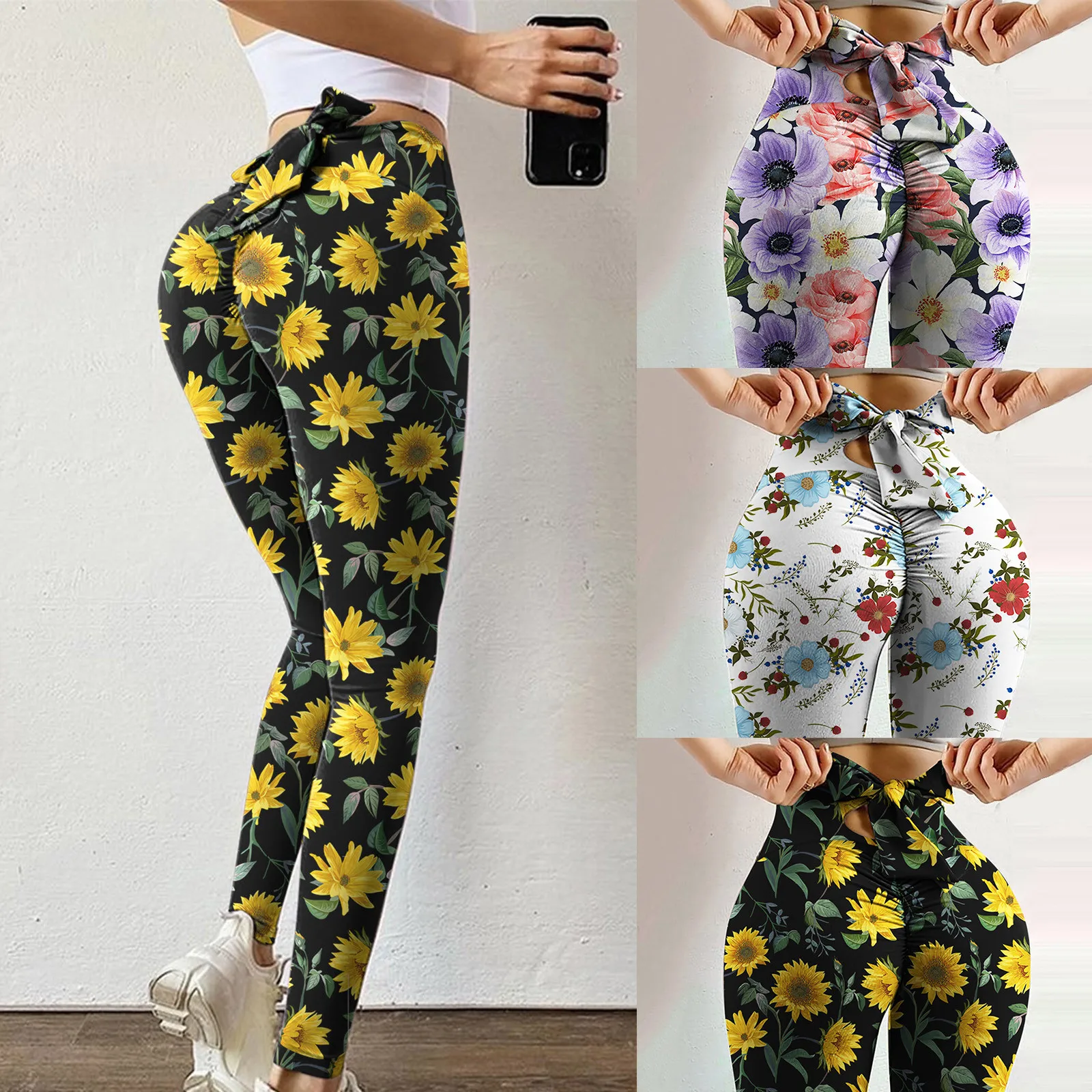 

Loose And Stress-free Leggings Women High Waist Stretch Strethcy Fitness Leggings Yoga Pants Sport Trousers Yoga Gym-fitness