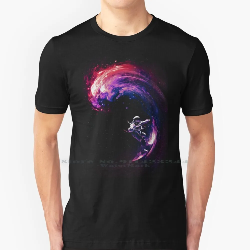 

Космическая серфинг Ii футболка хлопок 6XL серфинг астронавт галактика звезды космические цвета Природа Вселенная Галактическая волна астрономический космос