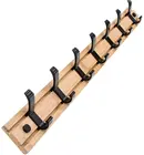 Бамбук настенная вешалка подвижный 34567 крючки для сумок одежды Зонтик играет ключевую роль в коридоре Ванная комната Гостиная Спальня