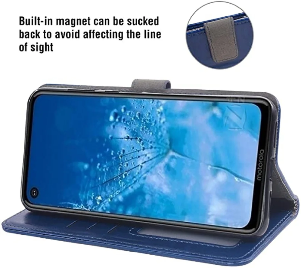 Роскошный кожаный чехол-кошелек для Motorola Moto G4 G9 G8 G7 G6 G5 G5S G Fast 9 8 7 6 5 4 MotoG9 Stylus Power Plus