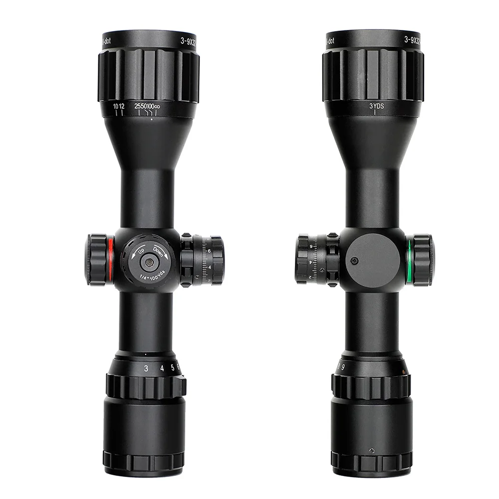 Ohhunt 3-9x32 AO компактный прицел 1/2 половина мил точка сетка красный зеленый