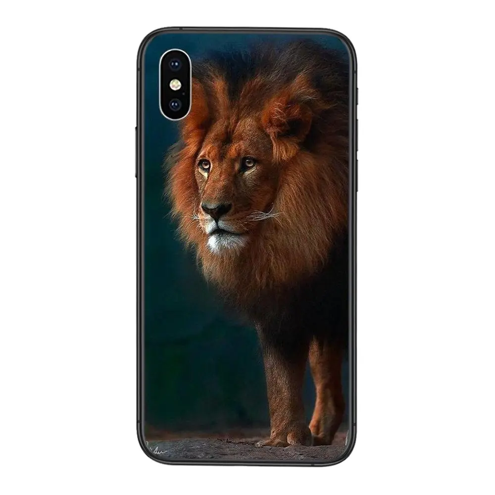 Для iPhone 11 12 Pro Mini XS Max X 8 7 6s Plus 5 SE XR 2020 красивые удивительные скульптуры с Львом