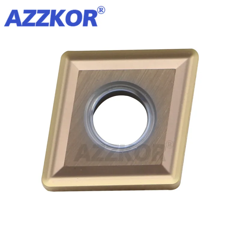 

Internal Inserts CNMG120404/CNMG120408-MS NT735 Turning Tools AZZKOR NC Center Lathe For Machining Material Carbide Blades 10pcs