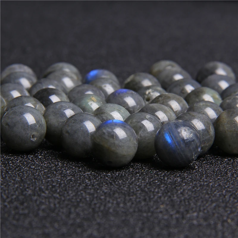 

Labradorite Natural Stone Beads Round Loose Stone Moonstone Beads 6mm 8mm 10mm Beads For Jewelry Bracelet Necklace DIY Making