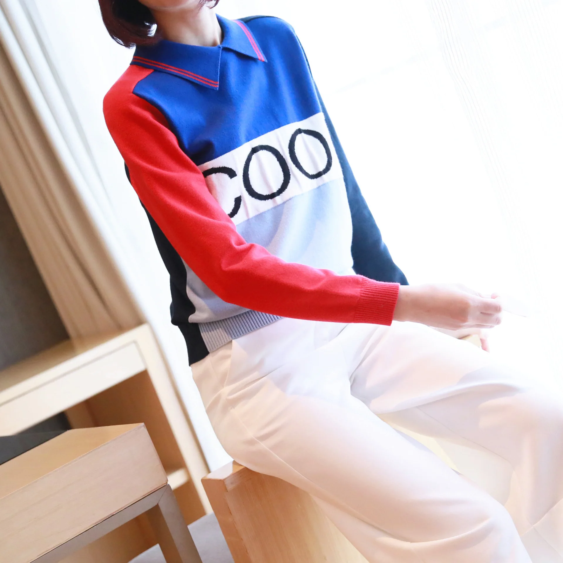 

Fall short paragraph bottoming doll collar long-sleeved sweater pullover autumn and winter 2019 Korean version of the new women