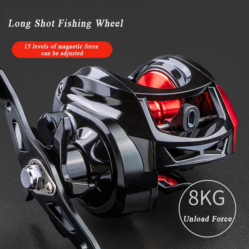 

Left/ Right Hand 7.2:1 Gear Ratio Fishing Reel 13+1BB Baitcasting Reels Wheel for Freshwater& Saltwater Fishing Accessories